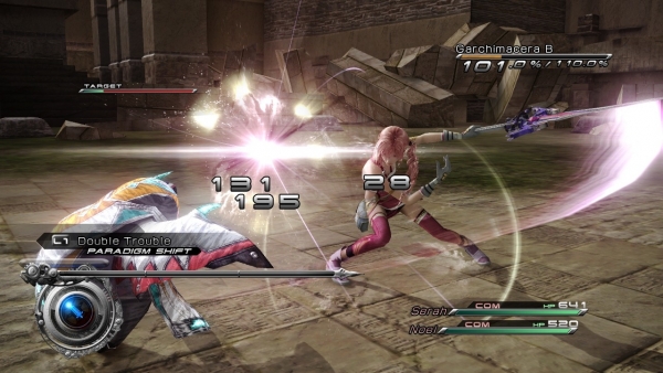 Final Fantasy XIII-2, los cambios en el combate