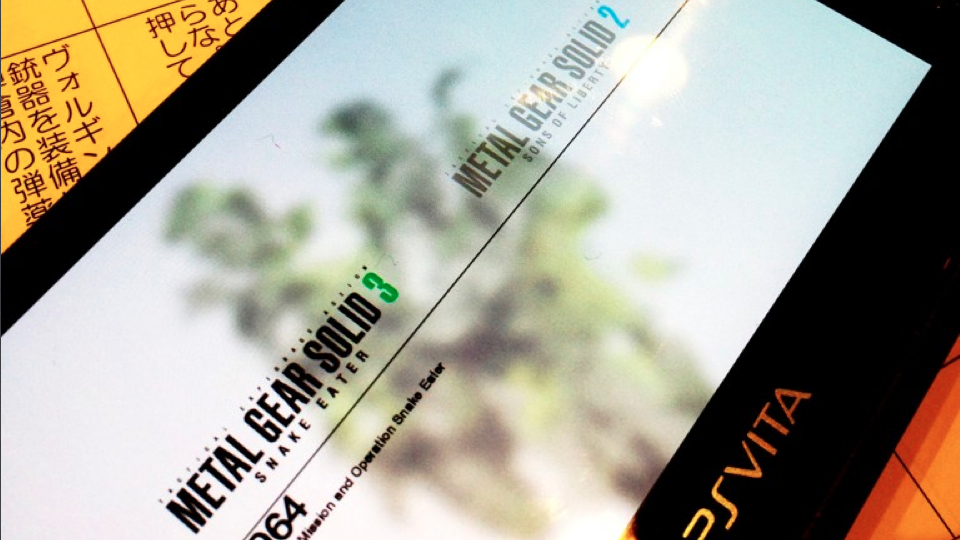 La Metal Gear Solid HD Collection confirmada para el PS Vita