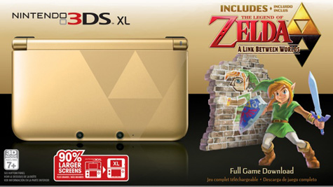 El bundle de Zelda: A Link Between Worlds 3DS XL llegará a América