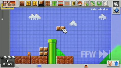 En Mario Maker podrás crear tus propios niveles
