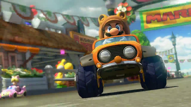 Vemos en acción una de las pistas del nuevo DLC de Mario Kart 8