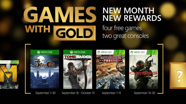 Estos son los juegos que estarán disponibles en Xbox Live Games with Gold en el mes de septiembre