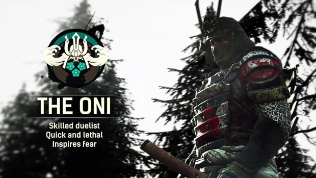 For Honor presenta su nueva clase Oni