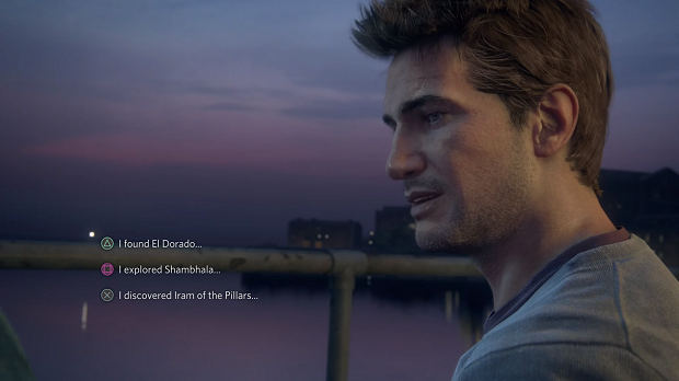 Nueva escena de Uncharted 4: A Thief’s End con, ¿opciones de dialogo?