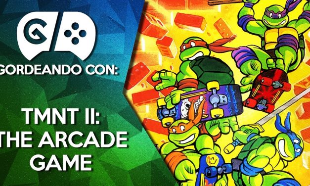Gordeando con TMNT II: The Arcade Game de NES