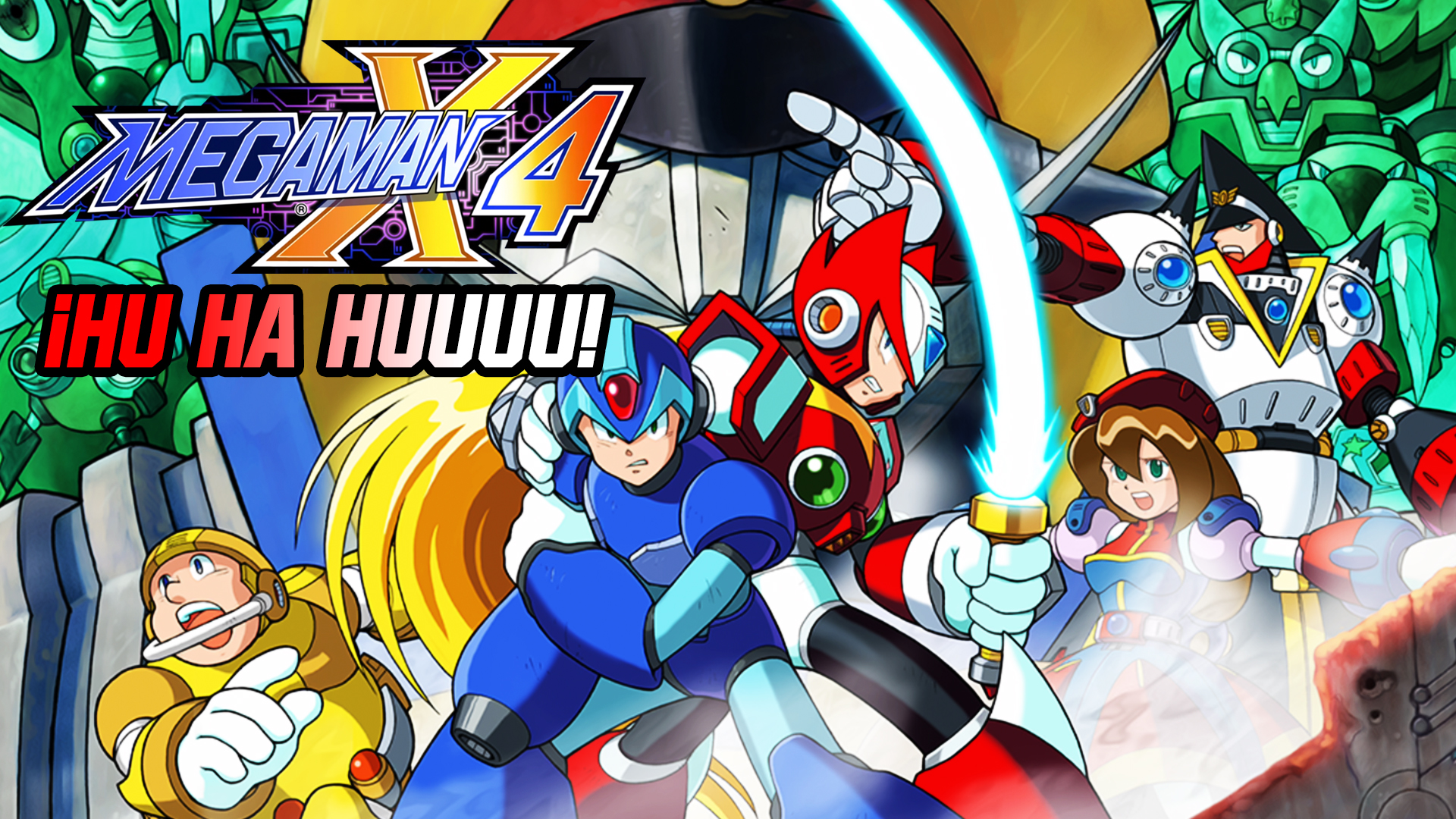 Mega Man X4 Completo con Zero ¡HU HA HUUUU!