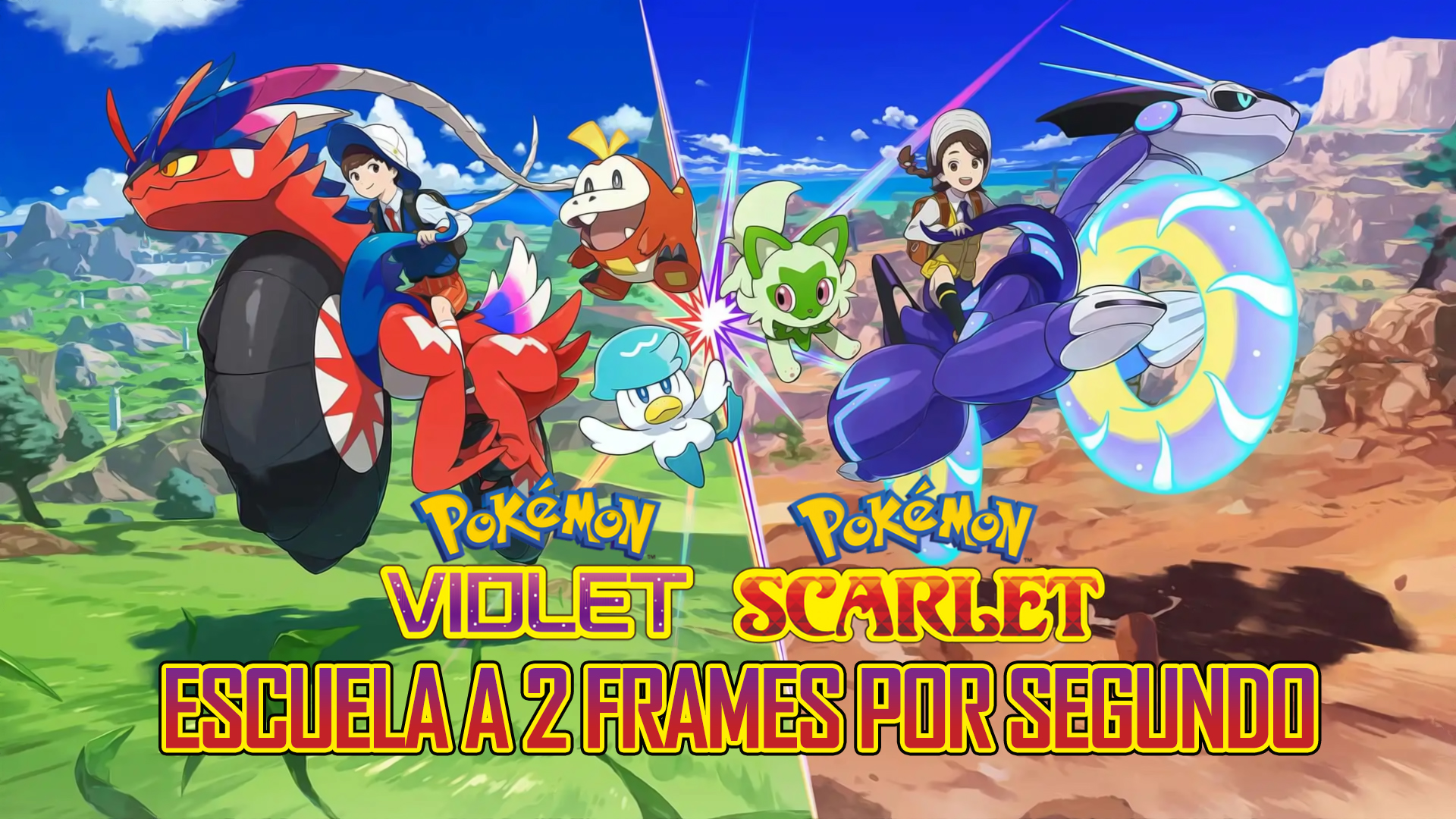 Pokémon Scarlet & Violet – Escuela a 2 Frames por Segundo